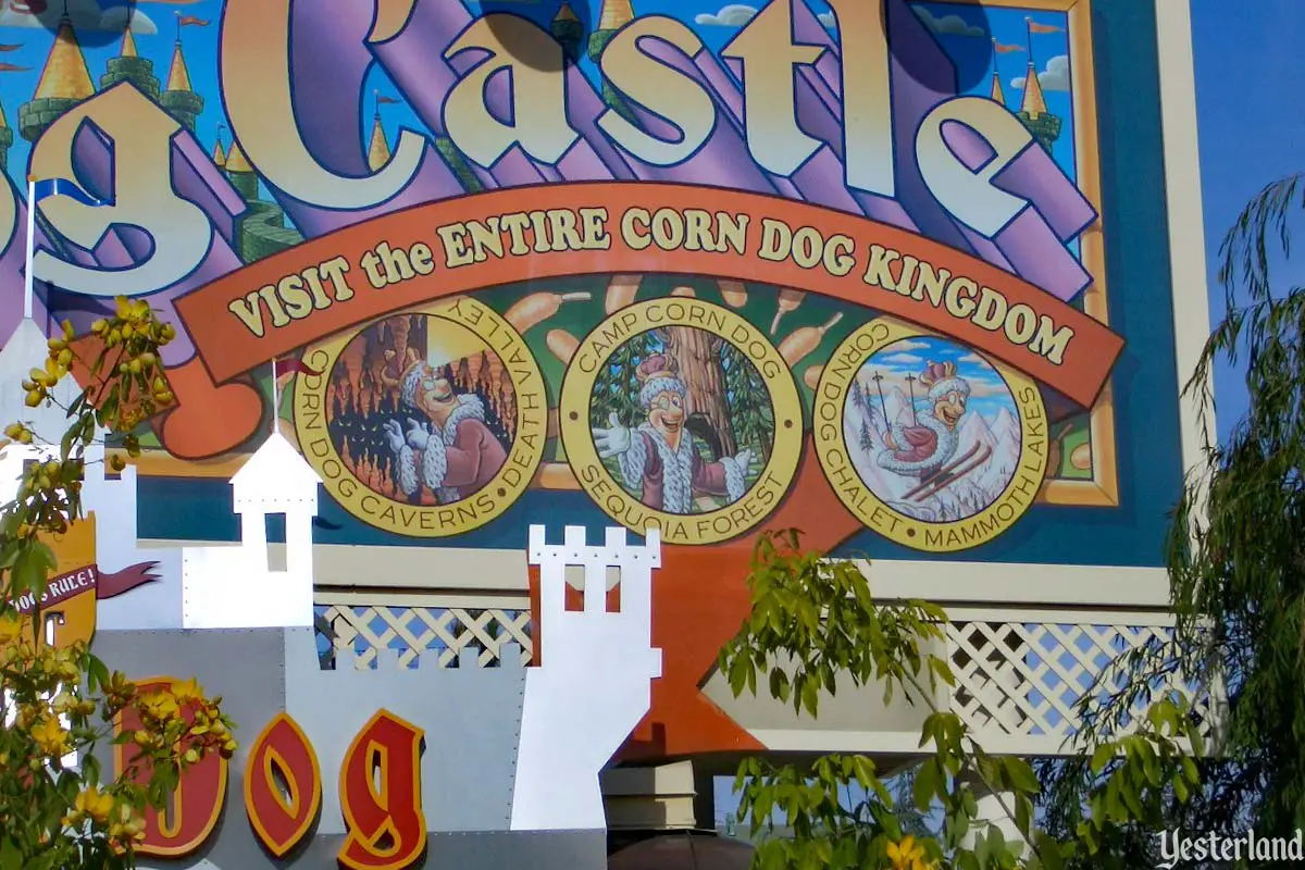 Corn Dog Castle billboard detail