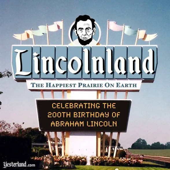 Lincolnland sign (Photoshopped)
