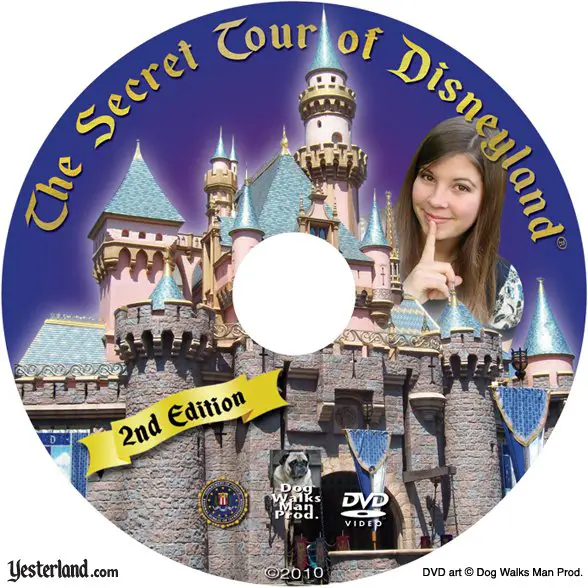The Secret Tour of Disneyland disc art