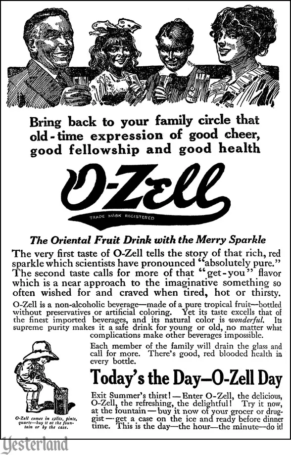 O-Zell advertisement, July 16, 1914