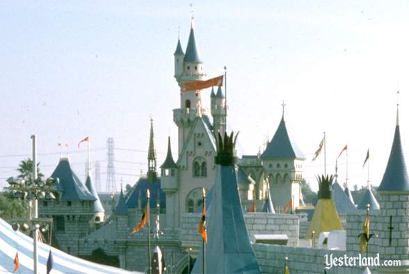 disneyland castle cartoon. the Sleeping Beauty Castle