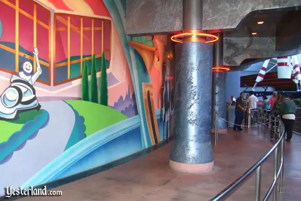 Photo of House of the Future on Innoventions exterior mural