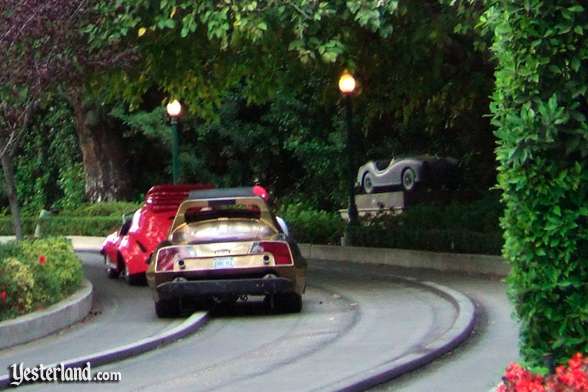 Photo of a Midget Autopia car in the current Autopia