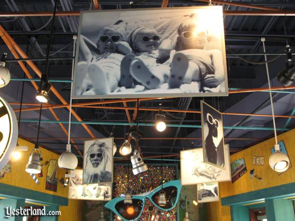 Photo of Sunglass Shack ceiling: 2007 by Werner Weiss.