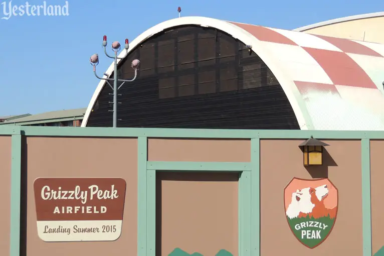Grizzly Peak Airfield construction wall