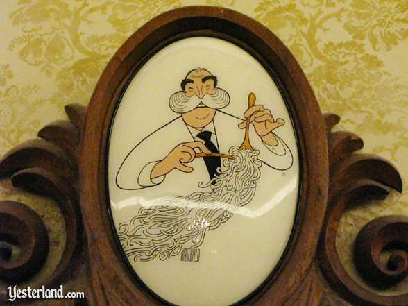 Photo of caricature of Alfredo di Lelio