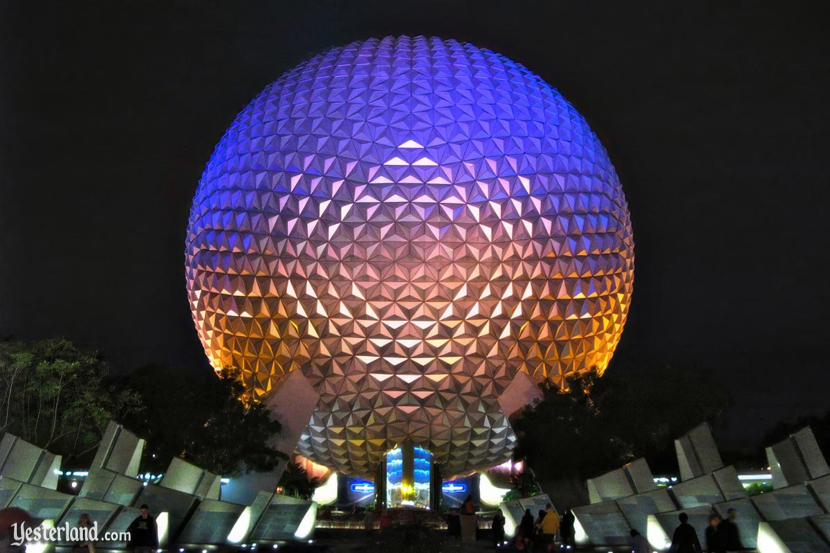 Image for then and now article about Epcot