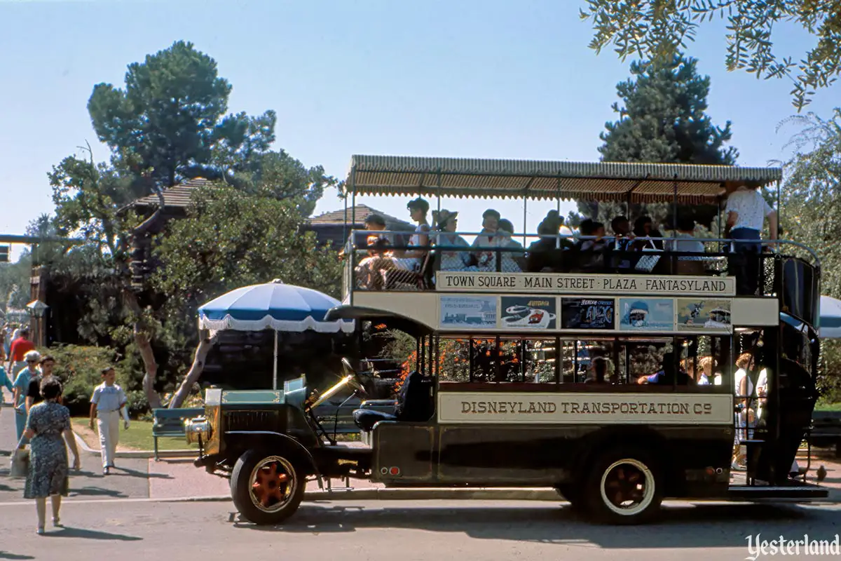 An original Omnibus at Disneyland (1960 photo)