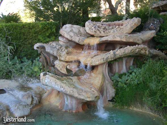 Ariel sculpture at Tritons Garden, Disneyland: 2003, by Allen Huffman