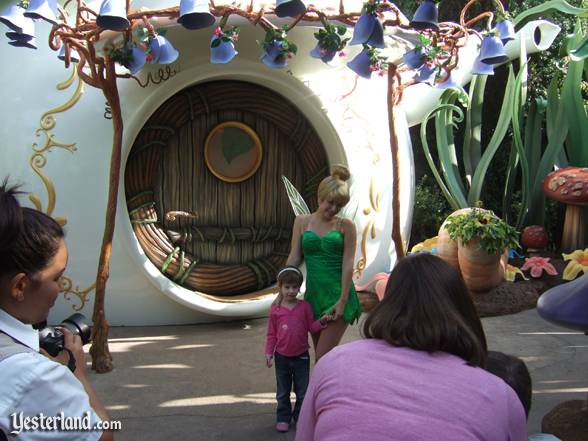 Tinker Bell meet-and-greet at Pixie Hollow, Disneyland: 2008, by Allen Huffman