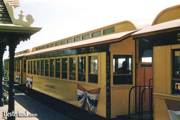The Painted Desert coach is one of six coaches of the Passenger Train