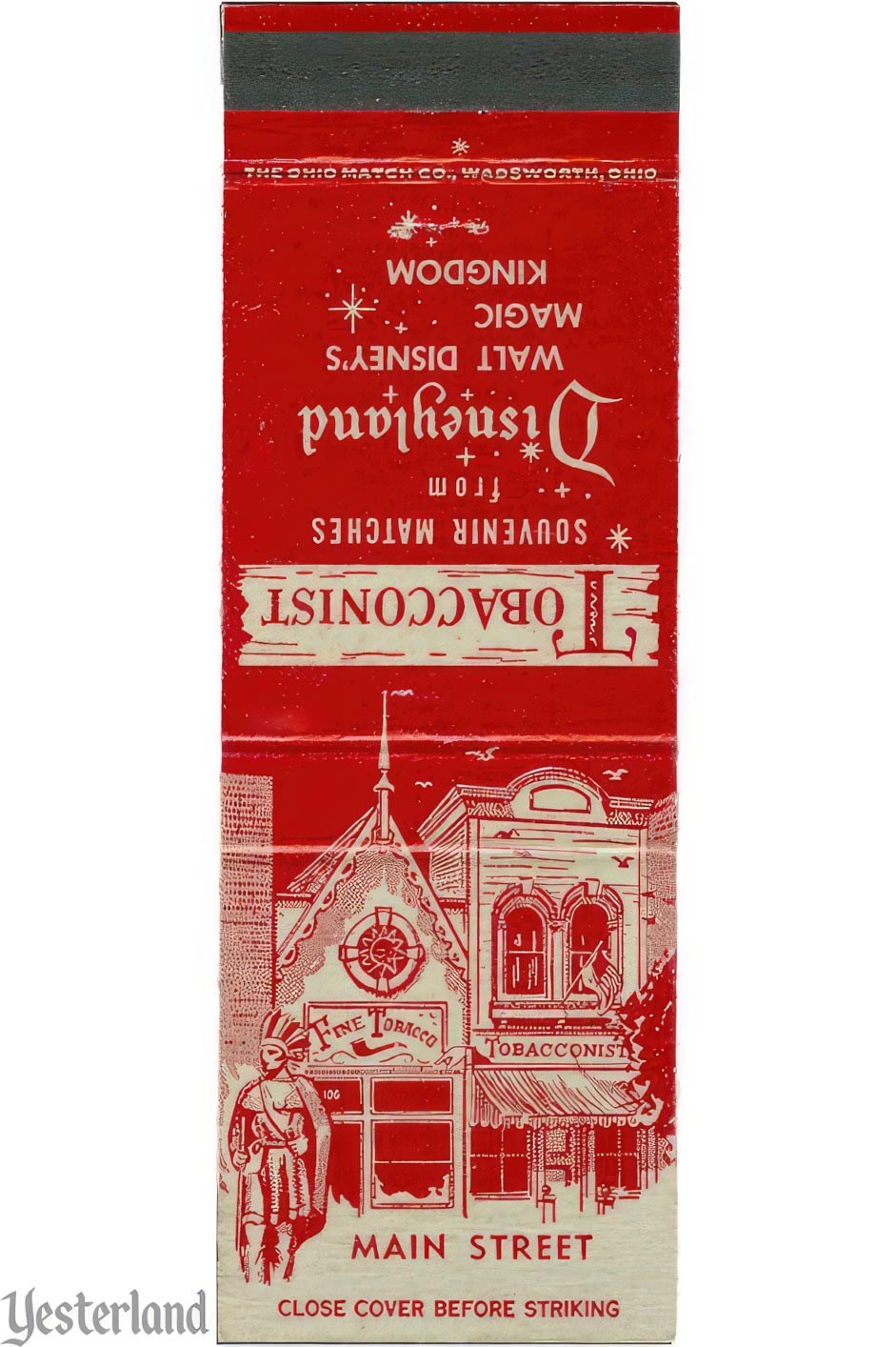 Disneyland Tobacco Shop matchbook