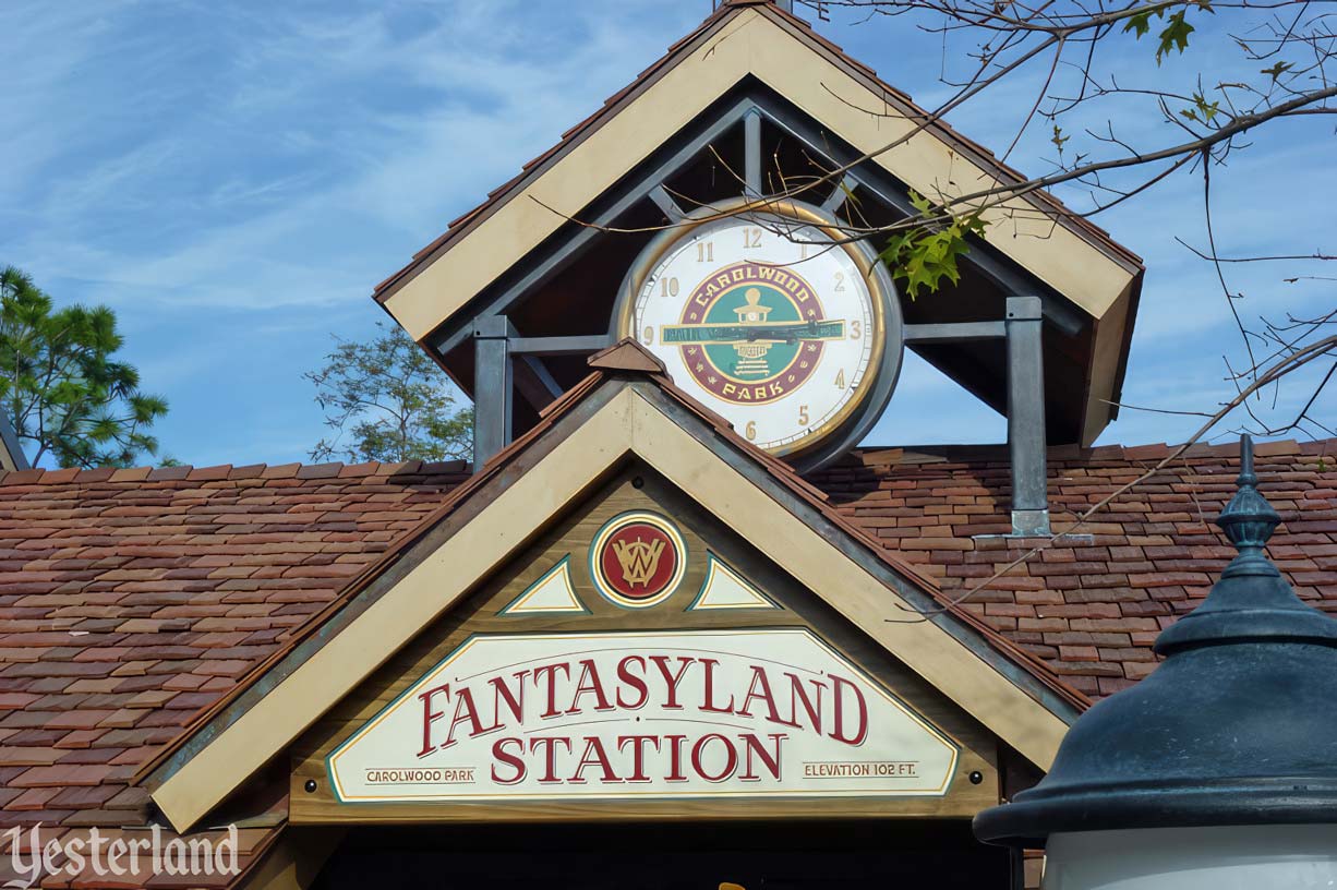 Fantasyland Train Station at Magic Kingdom Park