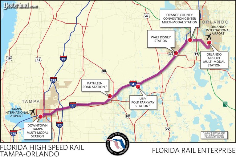 walt disney world orlando map. Rail and Walt Disney World