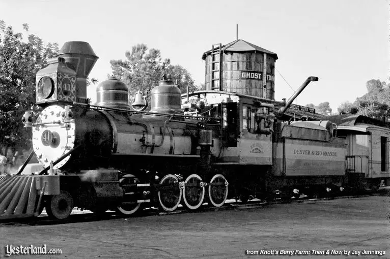 Knott’s Berry Farm, “Old 41” Steam Engine, brought to Knott’s in 1951