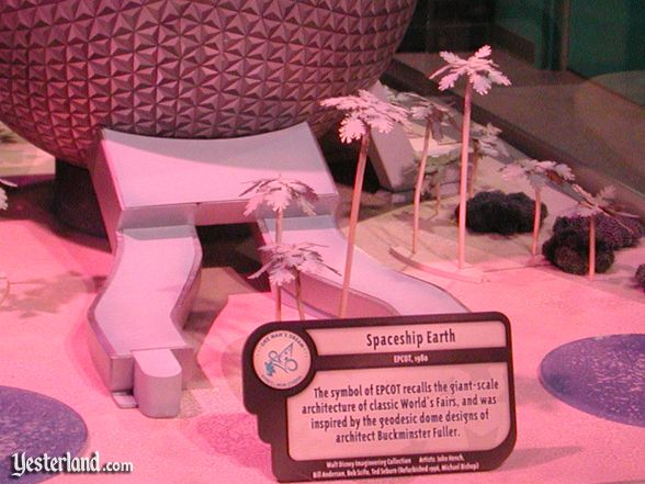 Spaceship Earth model at One Mans Dream at Disneys Hollywood Studios