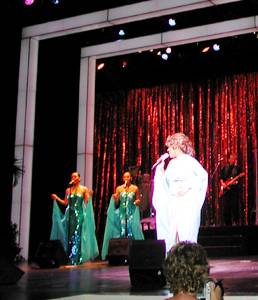 Photo of of Mary Wilson performance