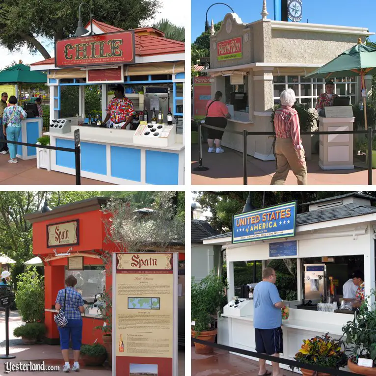 Marketplaces from the 2010 Epcot International Food and Wine Festival that did not return