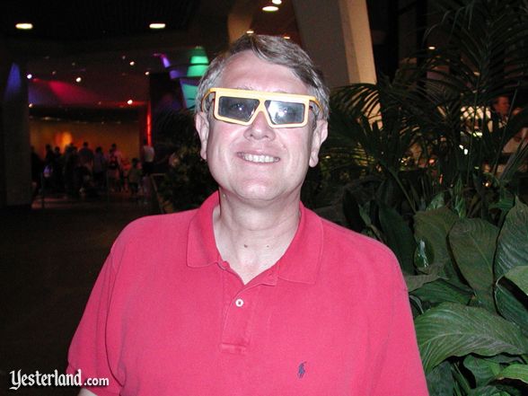 Photo of Honey, I Shrunk the Audience audience member with 3-D glasses