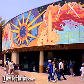 Photo of 1998 Tomorrowland mural