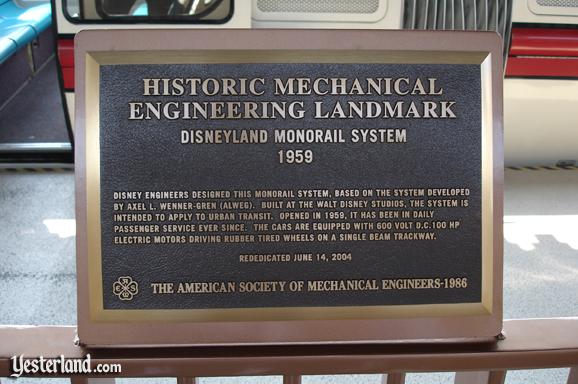Photo of the Engineering Landmark Plaque