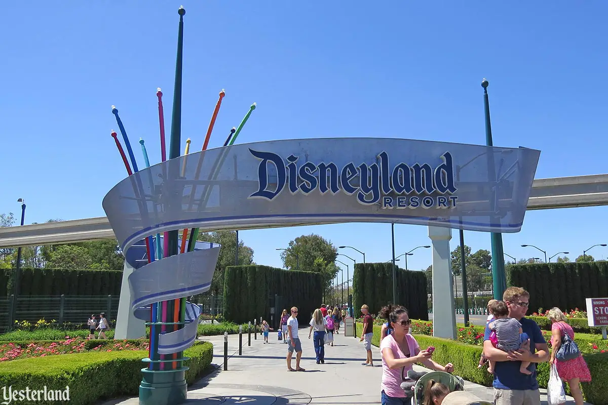 Disneyland sign, 2014