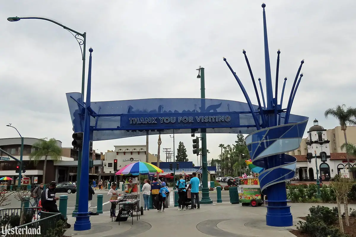 Disneyland Harbor Blvd. sign in 2023