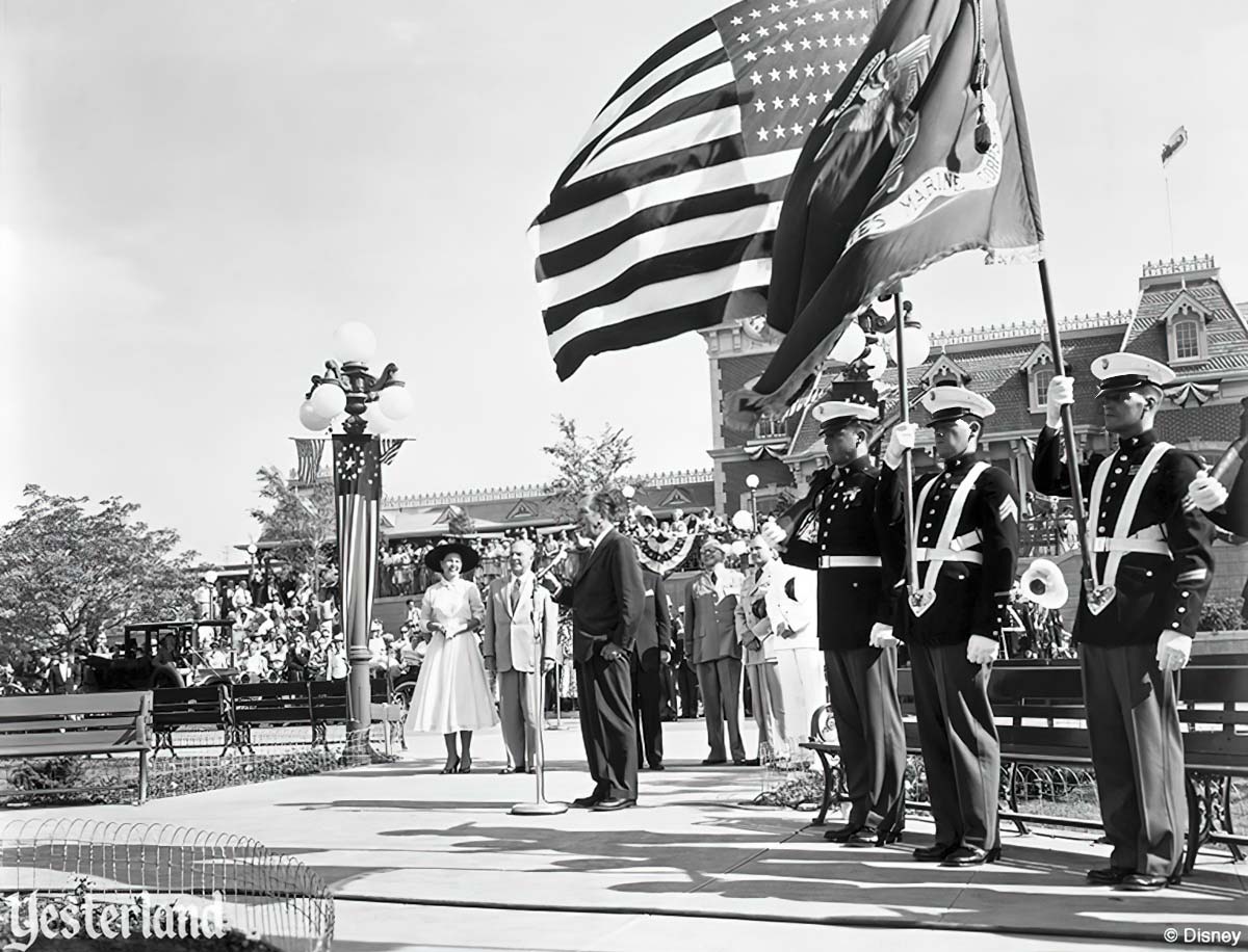 Disneyland dedication, Disneyland, 1955