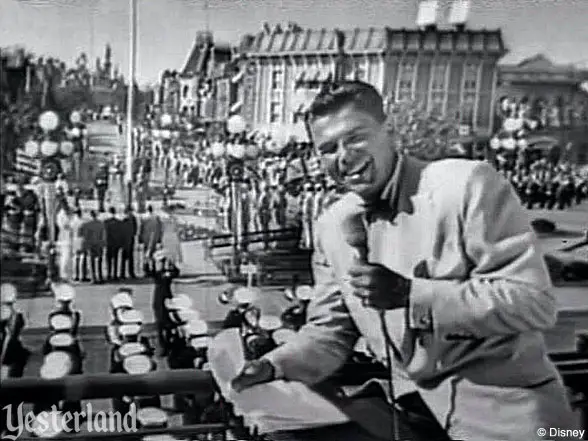 Announcer Ronald Reagan, Disneyland, 1955