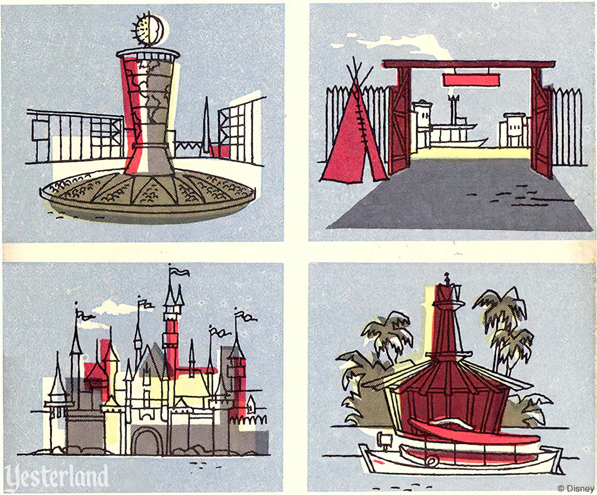 Art on a September 1955 Disneyland brochure