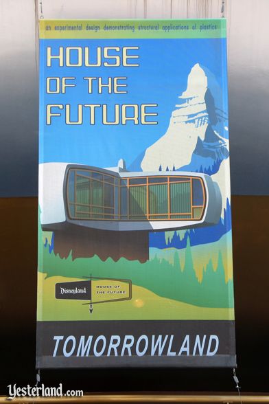 Photo of House of the Future on banner in 2009