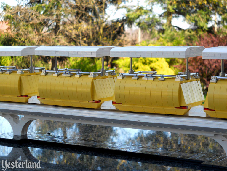 LEGO model of Disneyland’s PeopleMover