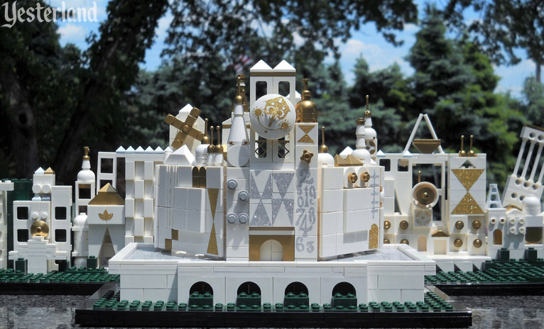 LEGO model of Disneyland’s “it’s a small world”