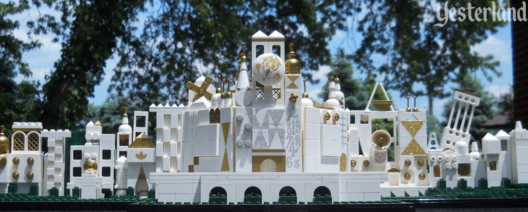 LEGO model of Disneyland’s “it’s a small world”