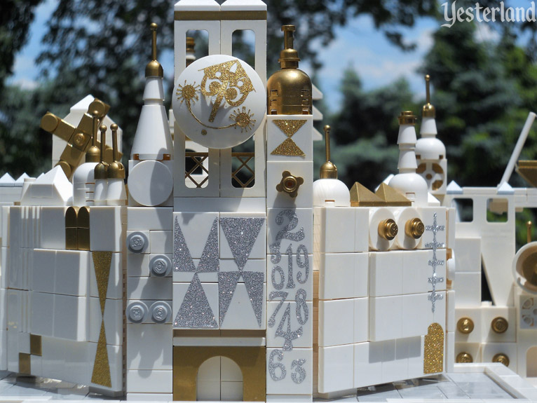 LEGO model of Disneyland’s “it’s a small world”