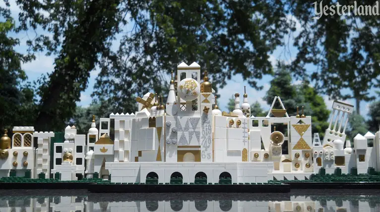 LEGO model of Disneyland’s “it’s a small world”