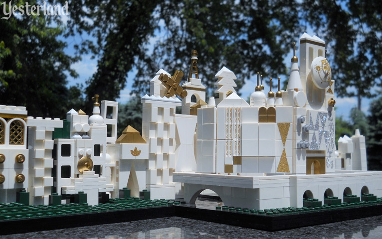 LEGO model of Disneyland’s “it’s a small world”