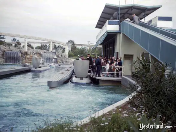 Photograph of guests boarding the new Submarine Voyage