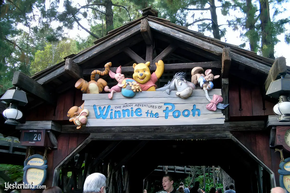 Winnie the Pooh ride at Disneyland
