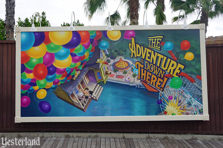 Billboards of Pixar Pier at Disney California Adventure