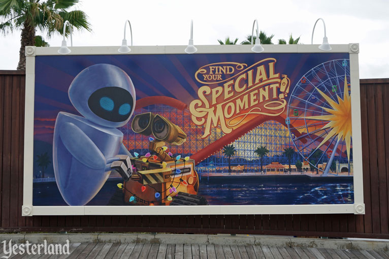 Billboards of Pixar Pier at Disney California Adventure