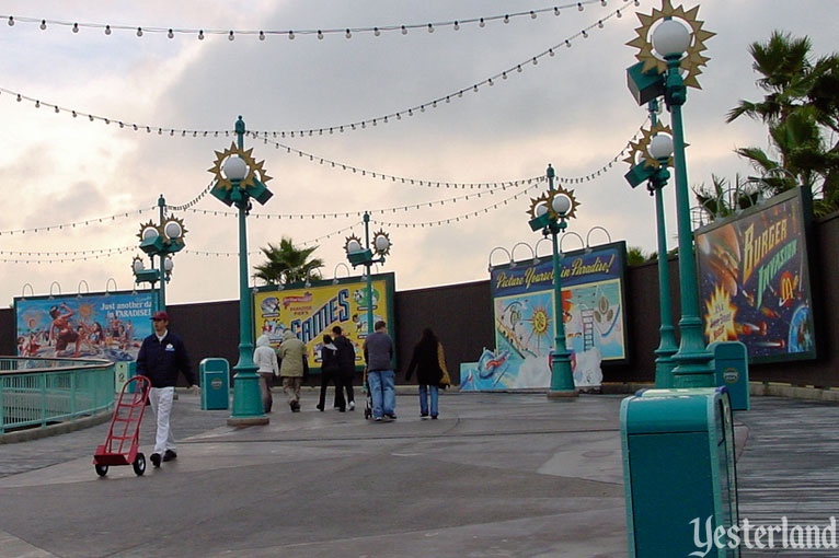 Billboards of Paradise Pier at Disney California Adventure