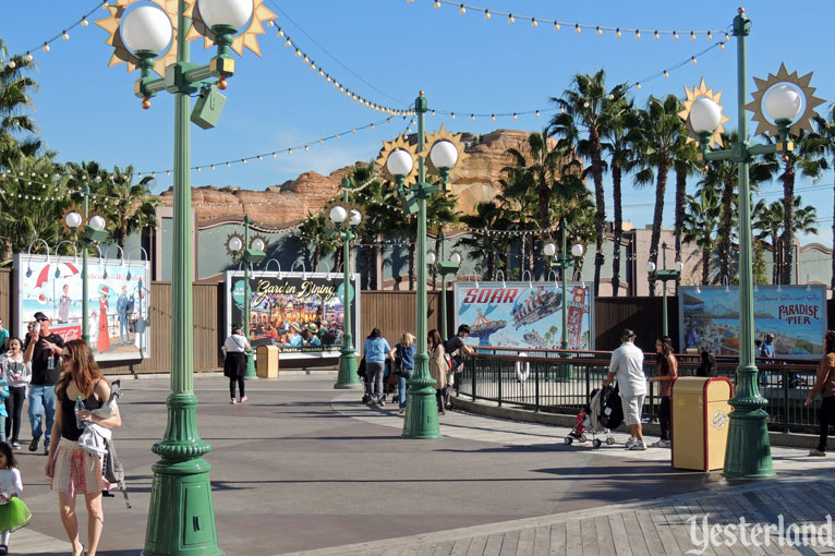 Billboards of Paradise Pier at Disney California Adventure