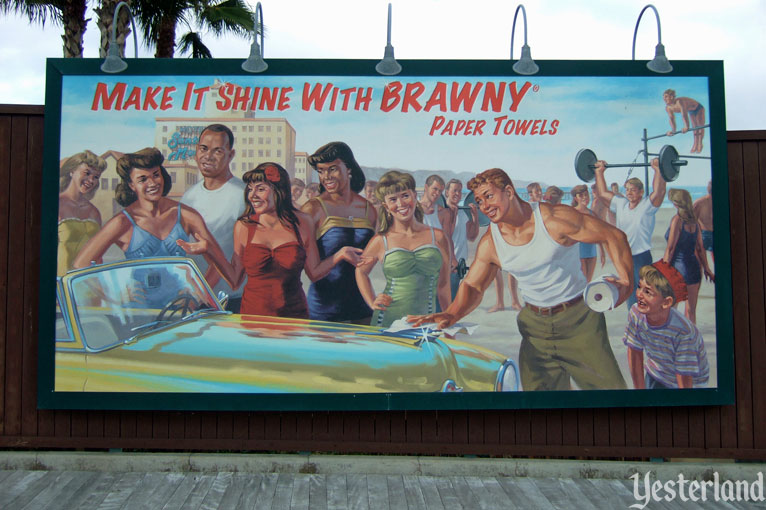 Billboards of Paradise Pier at Disney California Adventure