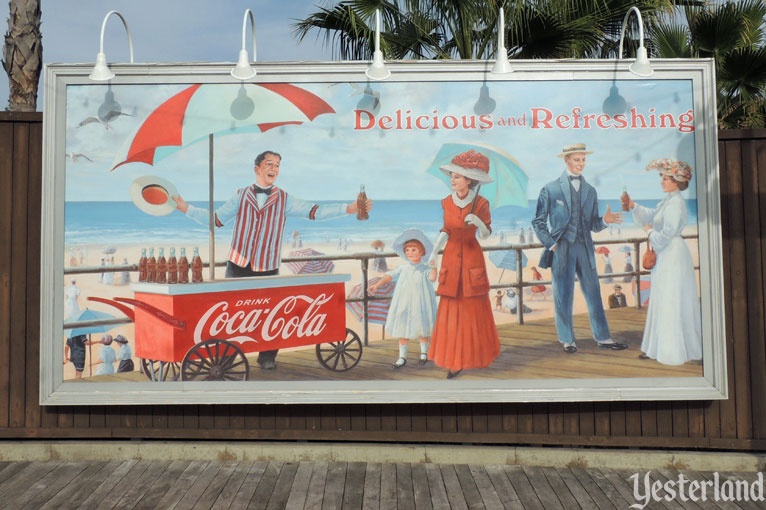 Billboards of Paradise Pier at Disney California Adventure