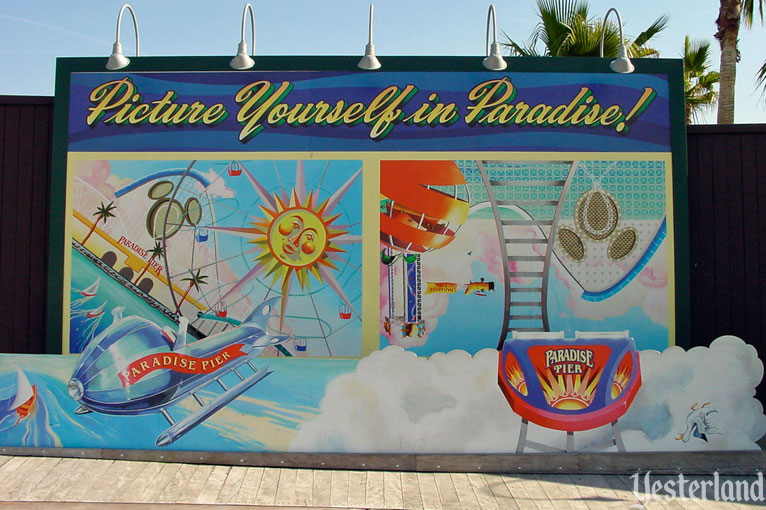 Billboards of Paradise Pier at Disney California Adventure