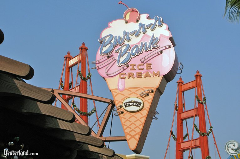 Bur-r-r Bank Ice Cream at Disney's California Adventure