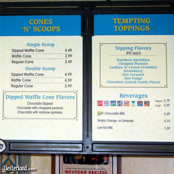 Bur-r-r Bank Ice Cream at Disney's California Adventure