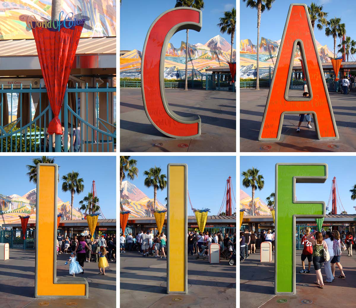 Entrance Letters at Disney's California Adventure