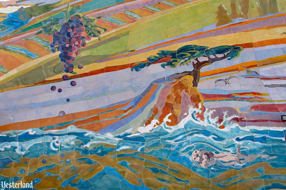 California Mural at entrance to Disney's California Adventure